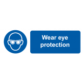 Wear Eye Protection Mandatory On-the-Spot Safety Labels