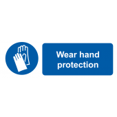 Wear Hand Protection On The Spot Labels