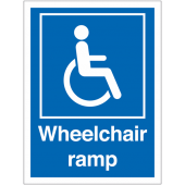 Wheelchair Ramp Accessible Sign
