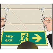 Z Hooks Hanging Kit for Double Sided Signs