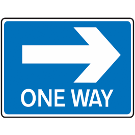 One Way Arrow Right Sign | One Way Arrow Right Signage