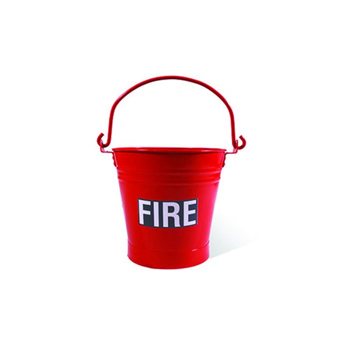 10 Litre Capacity Metal Fire Bucket No Lid