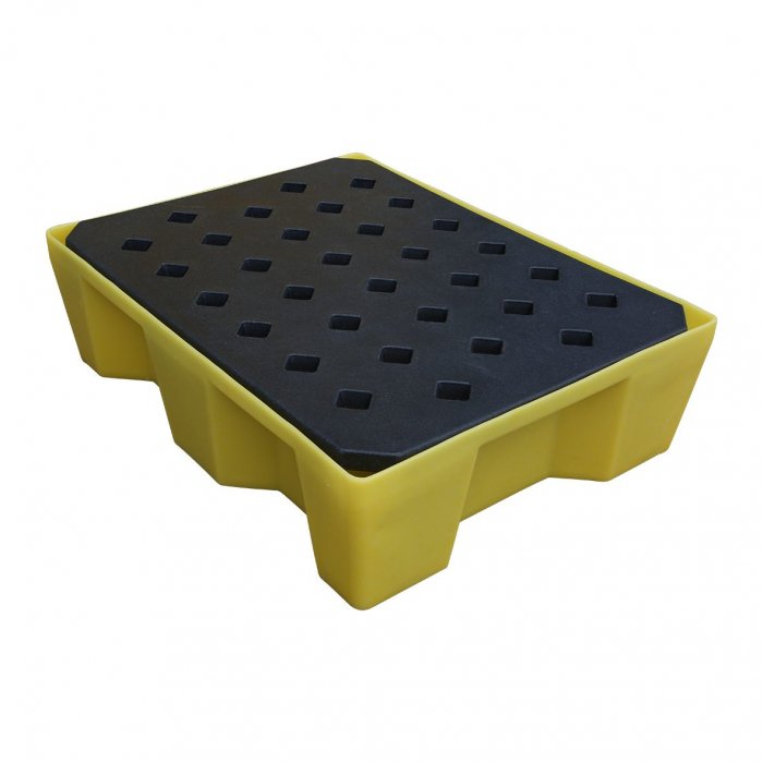 The 66 Litre Sump Chemical Resistant Spill Tray is manufactured from polyethylene for broad chemical resistance, is lightweight, compact and can fit into small areas making the Tray ideal for housekeeping and spill control.