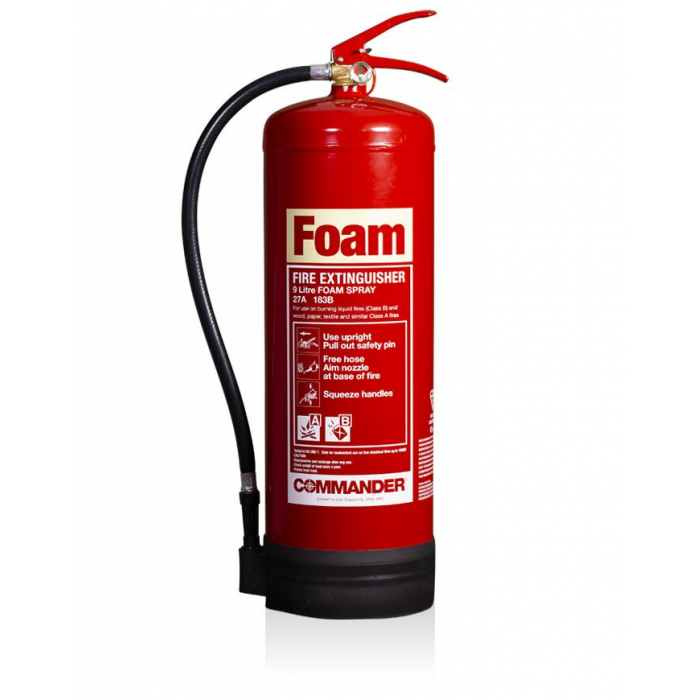 9 Litre AFFF Foam Fire Extinguishers have been manufactured with performance in mind, suitable for both class A and B fires 9 Litre AFFF Foam Fire Extinguishers have been 35kVa dielectrically tested for inadvertent use on fires electrical equipment