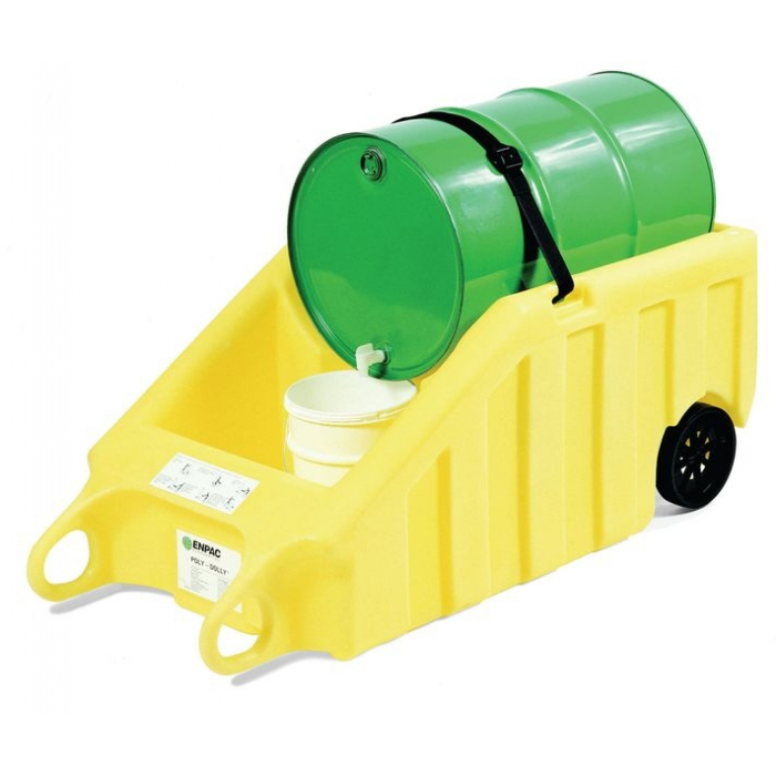 Robust Polyethylene Drum Transporter Dolly