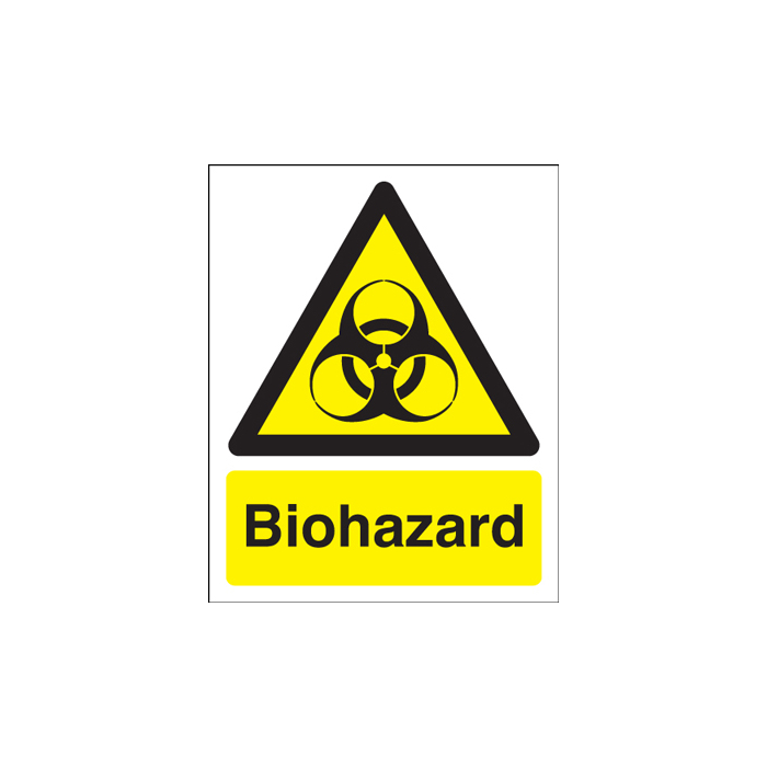 Biohazard Hazard Warning Sign