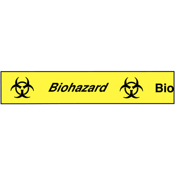 Biohazard Hazard Warning Tapes Biohazard
