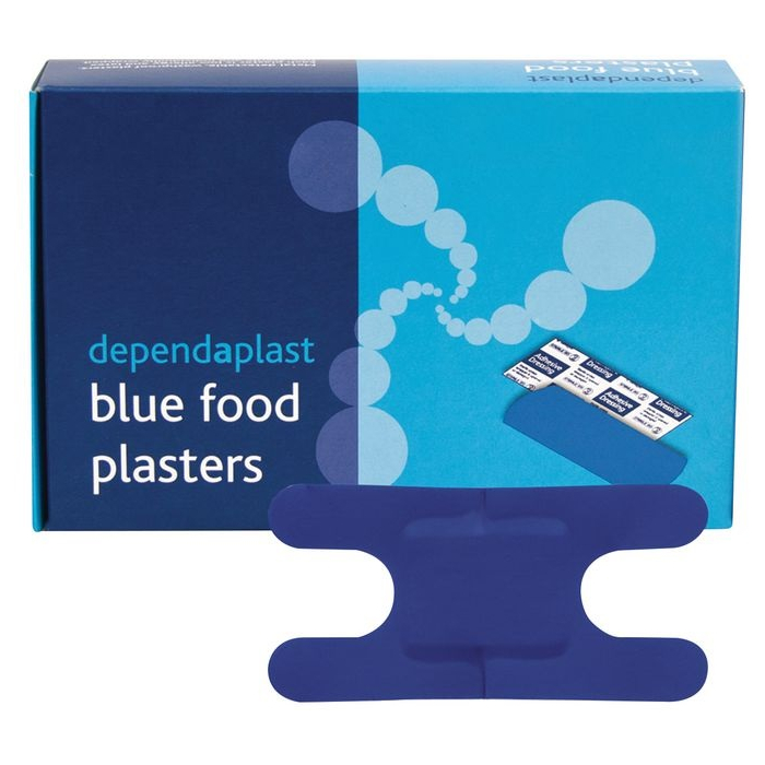 Blue Catering Knuckle Plasters In Box Of 50