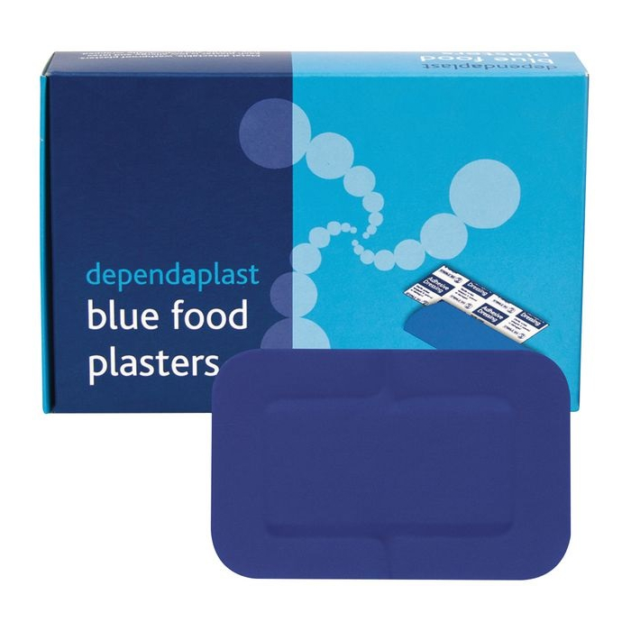 Blue Catering Patch Plasters In Box Of 50