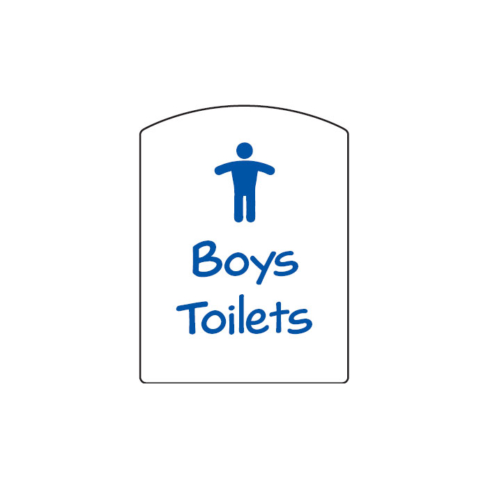 Boys Toilets Sign