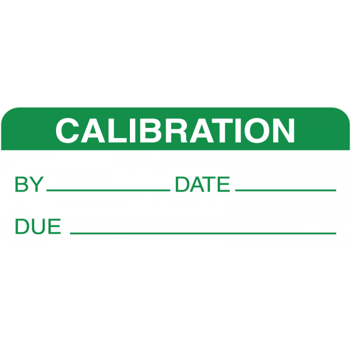 Calibration By Date Due Calibration Labels