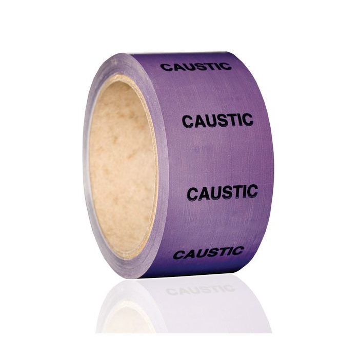 Caustic Pipeline Marking Information Tape