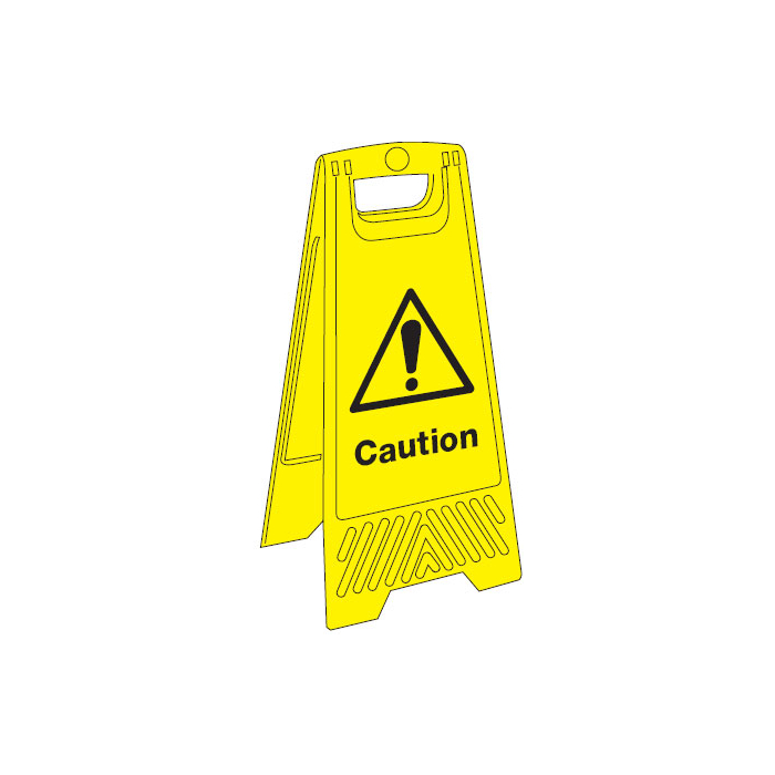 Caution Janitorial Economy Floor Stands