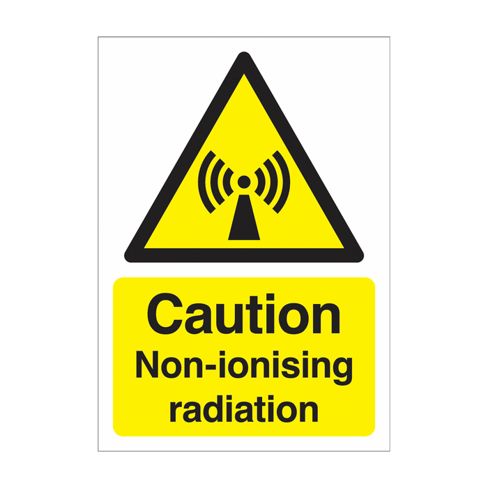 Caution Non-Ionising Radiation Hazard Signs