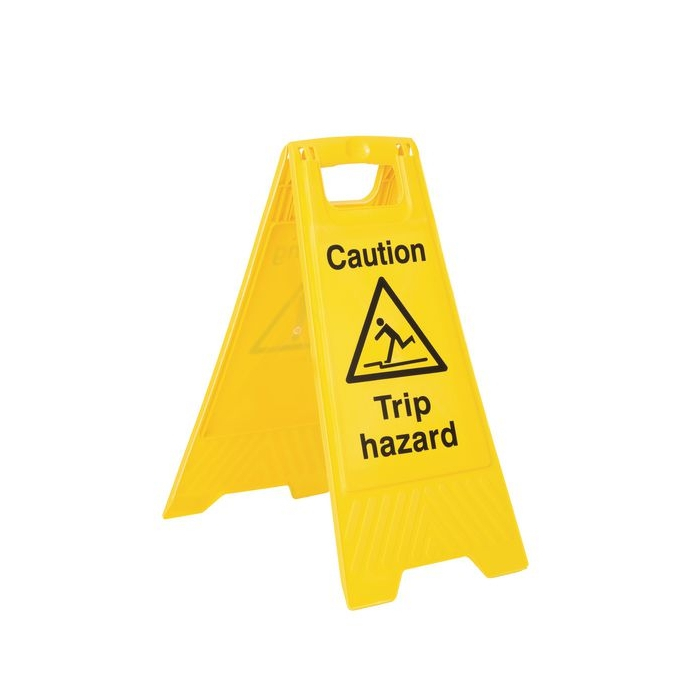 Caution Trip Hazard Janitorial Floor Stands