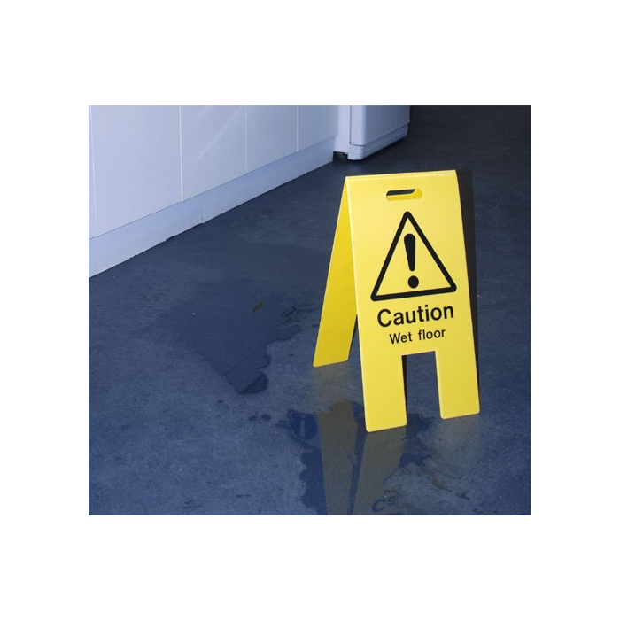 Caution Wet Floor Janitorial A Board Safety Signs