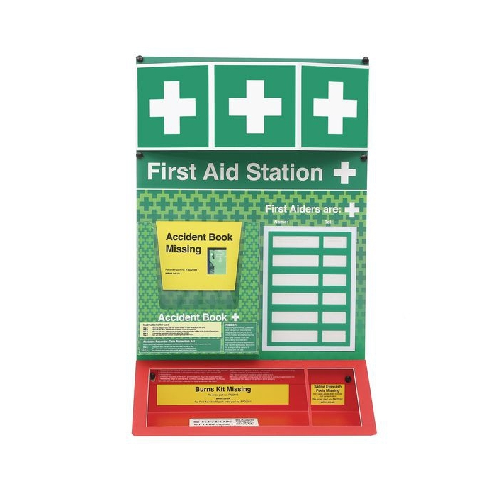Combined First Aid & Burns Station Unstocked Medium