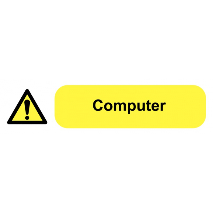 Warning Computer Power Socket Warning Labels