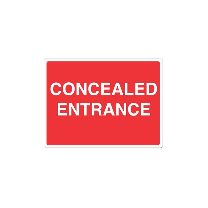 Concealed Entrance Economy Construction Site Signs