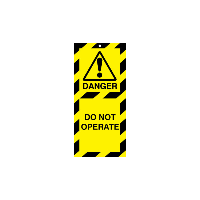 Danger DO NOT OPERATE Lockout Safety Tags