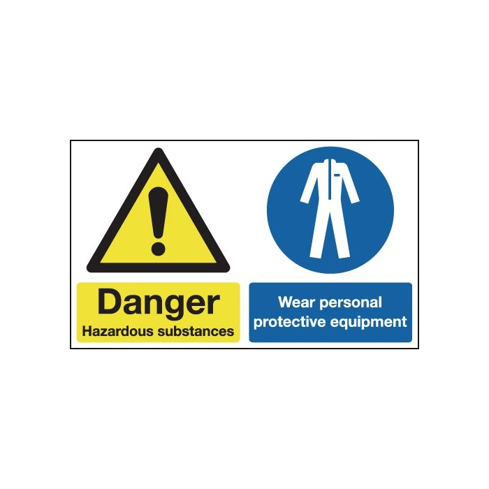 Danger Wear protective clothing sign on white background 3784467