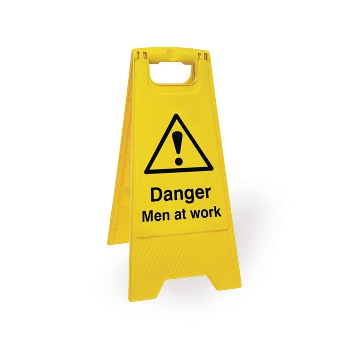 Danger Men At Work Janitorial Floor Stand