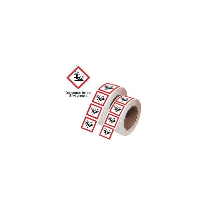 Dangerous for Environment GHS Symbols On-a-Roll Of 250