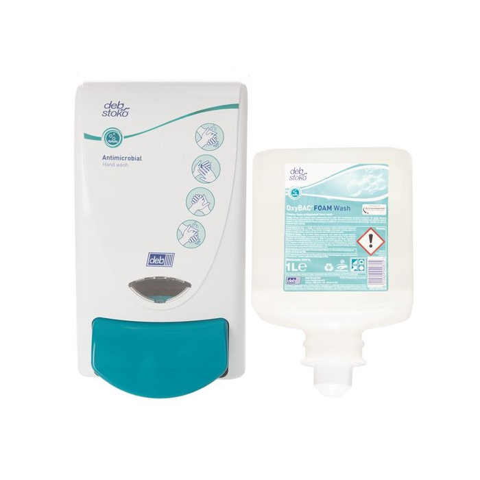 DEB OxyBAC™ AntiBacterial Hand Wash With FREE Dispenser