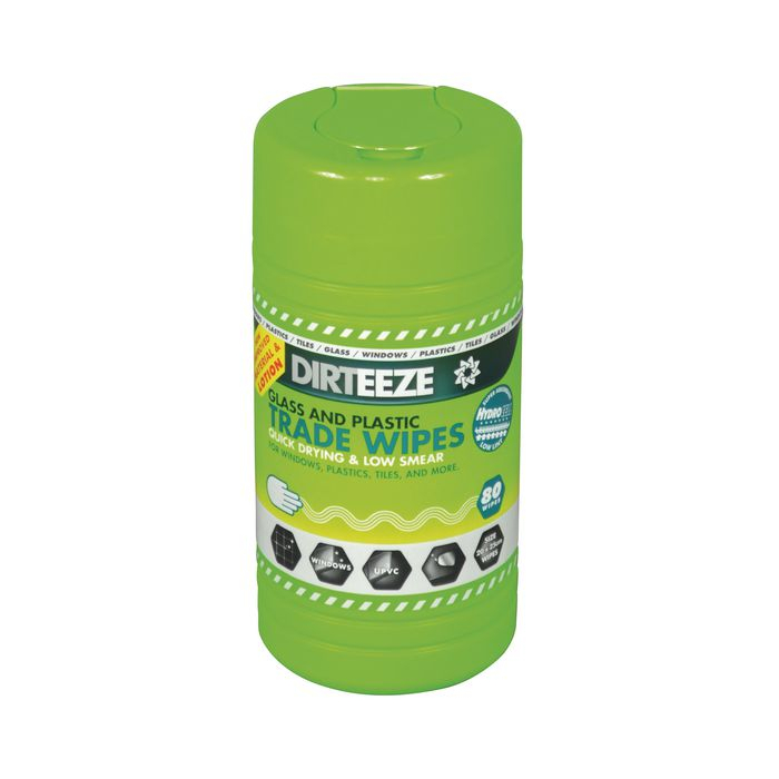 Dirteeze Glass And Plastic Trade Wipes