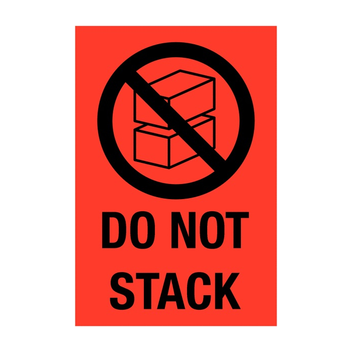 Do Not Stack Labels Do Not Stack Shipping Labels