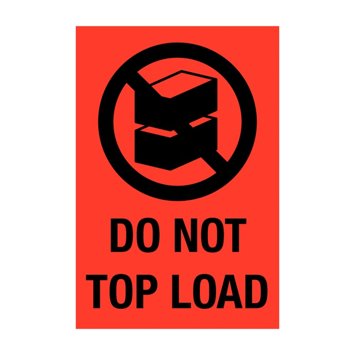 Do Not Top Load International Shipping Labels