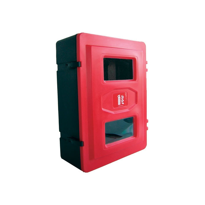 Double Deluxe Fire Extinguisher Cabinets