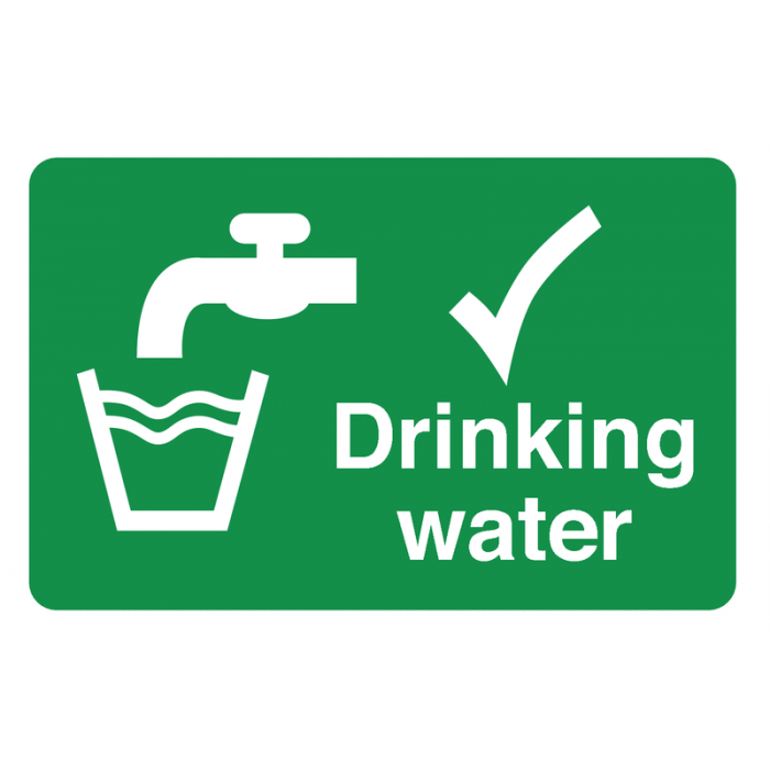 Drinking Water Destructible Safety Labels
