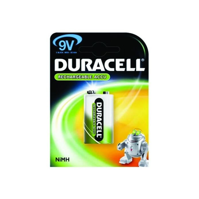 Duracell Rechargeable Batteries PP3 9V