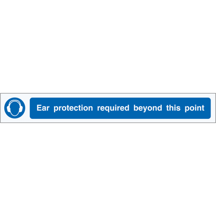 Ear Protection Required Floor Marking Strips