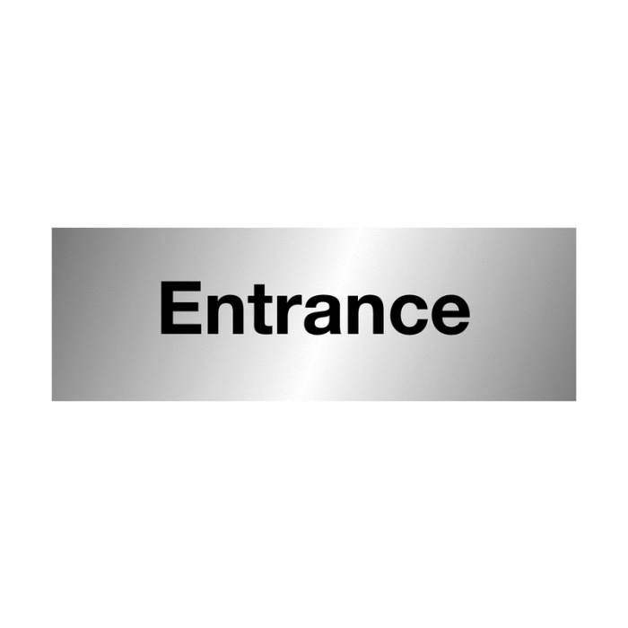 Entrance Aluminium Door Sign