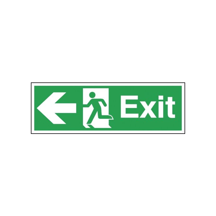 Exit Arrow Left Sign