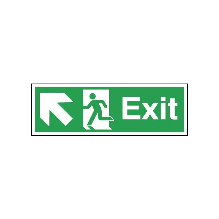 Exit Arrow Up Left Sign