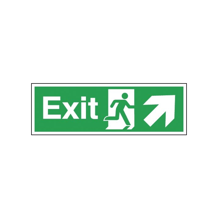 Exit Arrow Up Right Sign