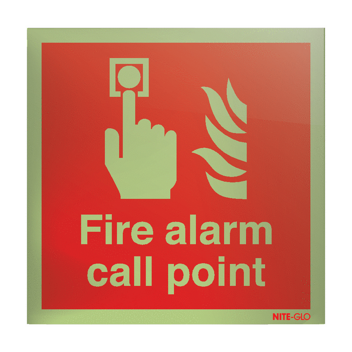 Nite-Glo Fire Alarm Call Point Acrylic Sign