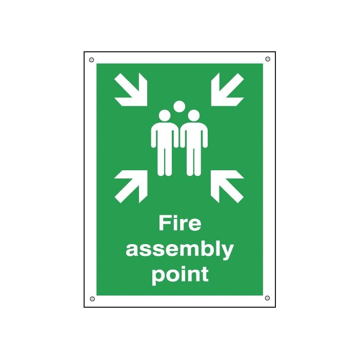 Fire Assembly Point Aluminium Information Signs