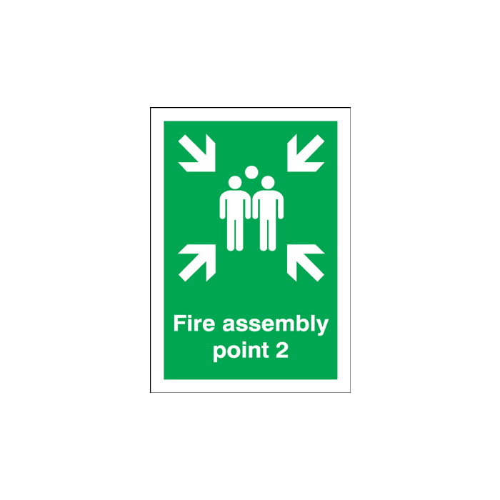Fire Assembly Point Number 2 Sign