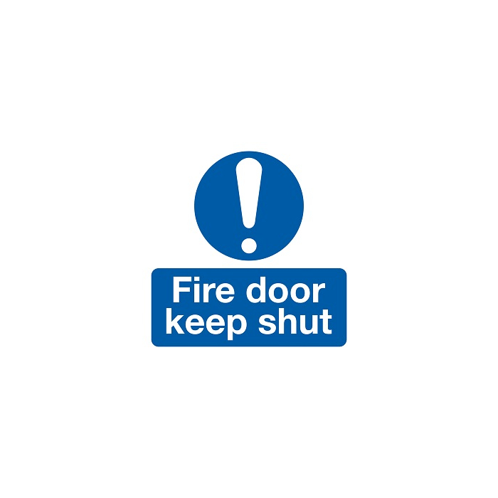 Fire Door Keep Shut Mandatory Safety Label Pack