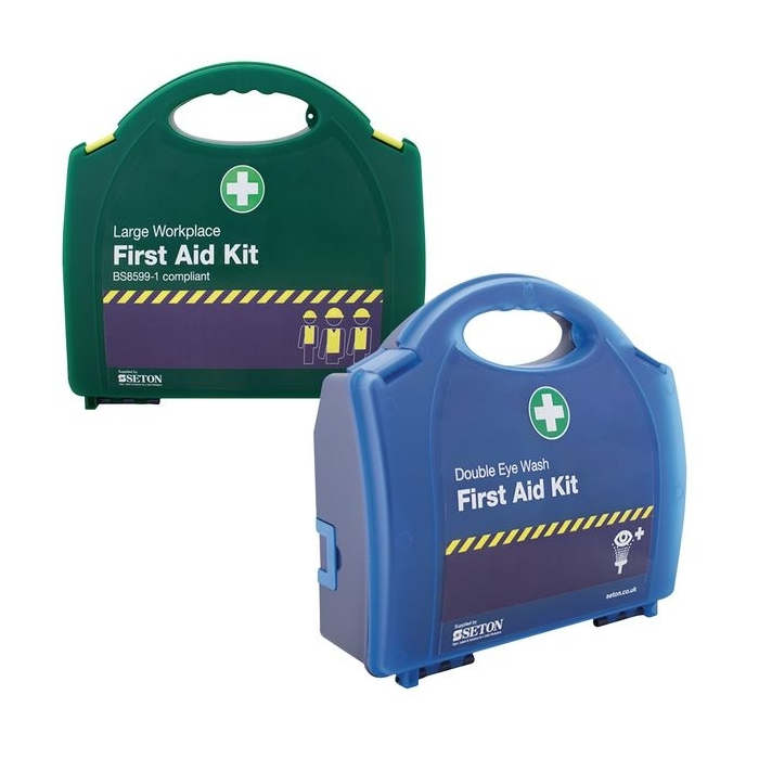 BS First Aid Kit and Eye Wash Large Workplace Size