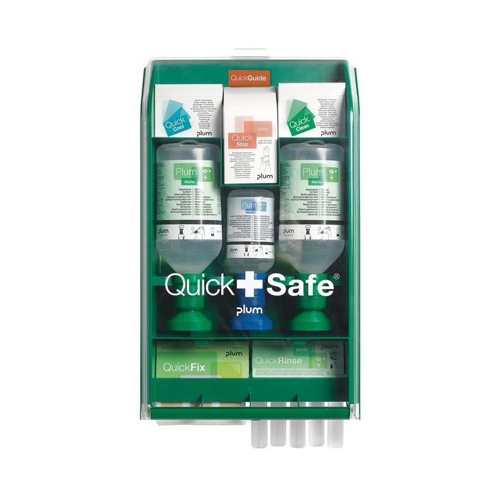 First Aid Equipment Complete Quicksafe Wall Box Dispenser