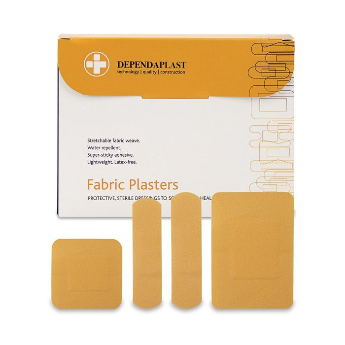 First Aid Fabric Assorted Plasters In Box Of 100