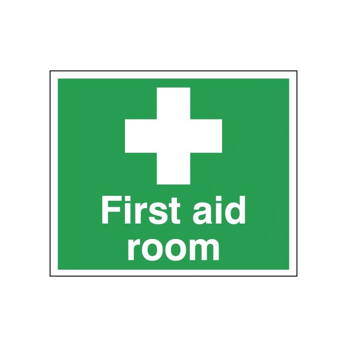 First Aid Room Polyester Sign