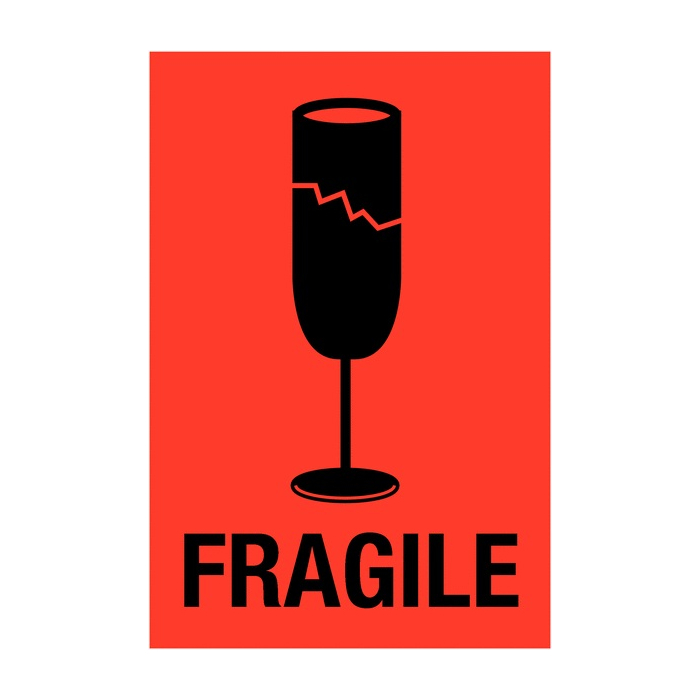 Fragile Goods International Shipping Labels