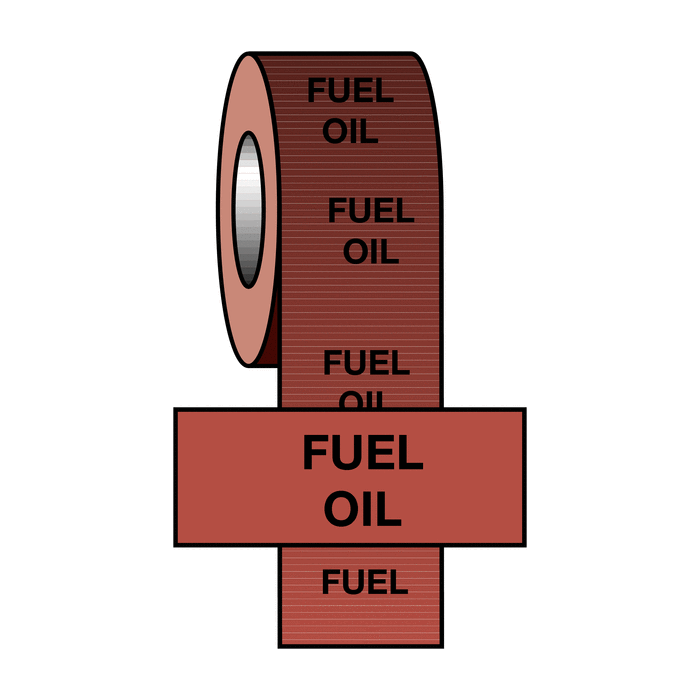 Fuel Oil Pipeline Marking Information Tape