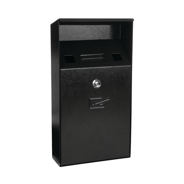 Compact Cigarette Bin Made From Galvanised Steel
